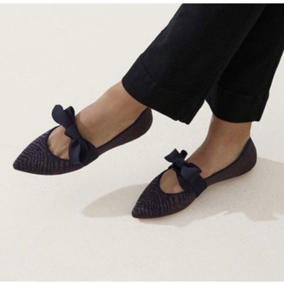 NEW Rothy's Mary Jane Twilight Metallic Flat Womens Sz Retired